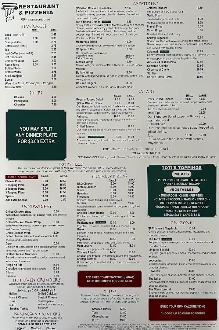 Toti's Restaurant & Pizzeria